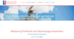 Desktop Screenshot of dermatoloog-amsterdam.com